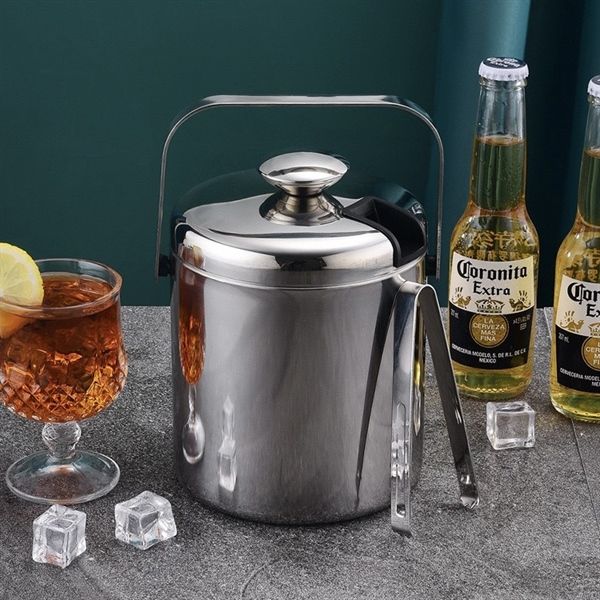 Xô đựng đá inox 1.3L 14*14*22