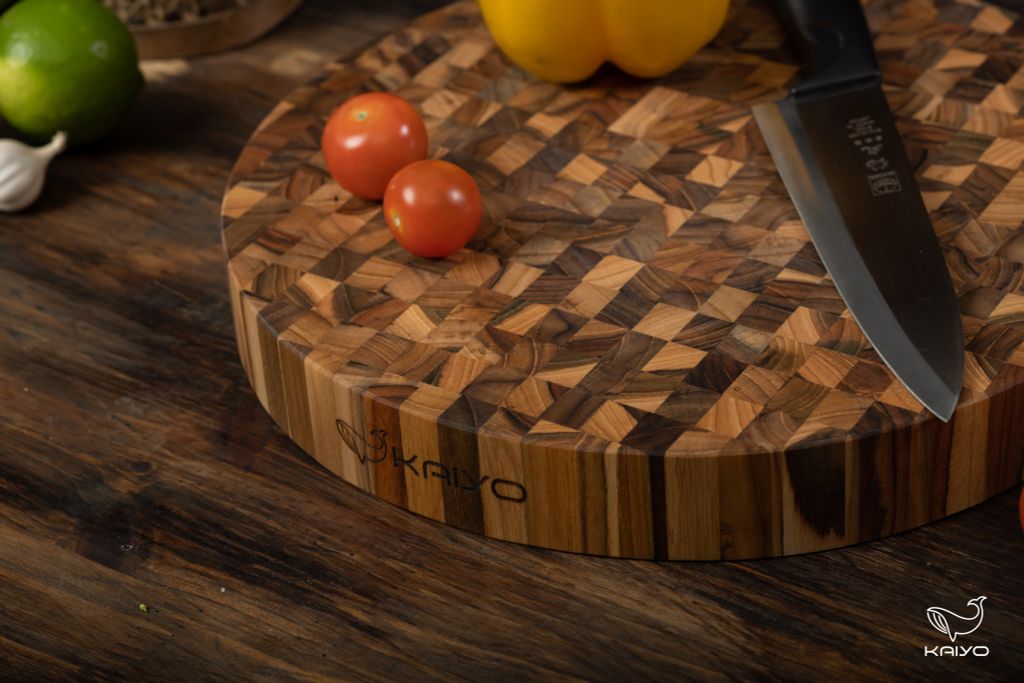 Thớt chặt gỗ Teak