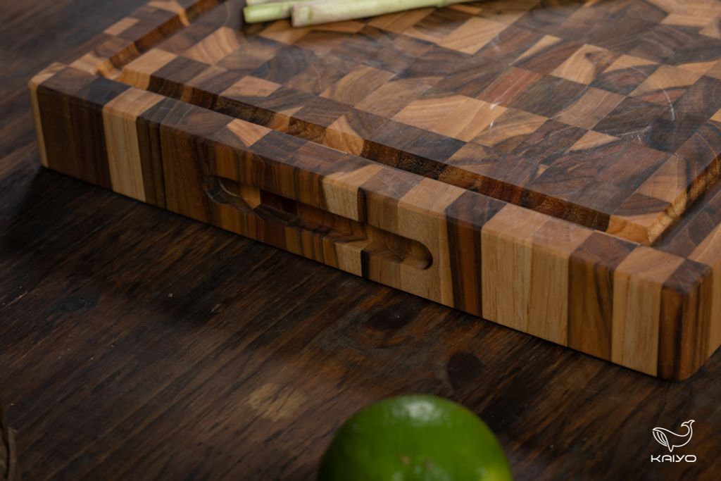 Thớt chặt gỗ Teak