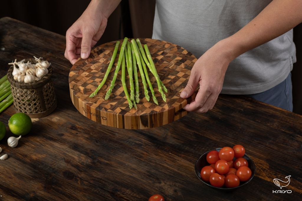 Thớt chặt gỗ Teak