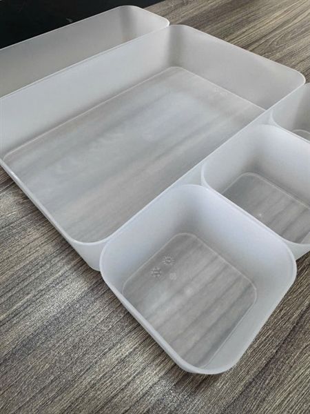 Hộp đựng đồ trong mờ để ngăn kéo VOI VUÔNG