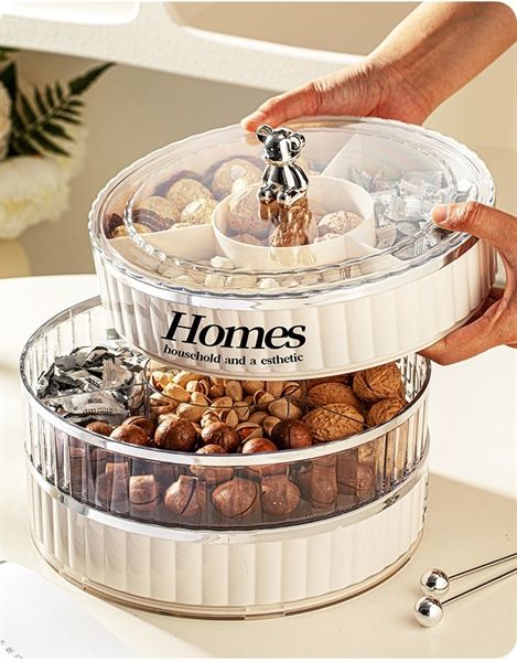 Khay mứt nhựa xoay 306 độ