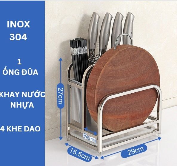 Kệ đựng dao thớt INOX 304
