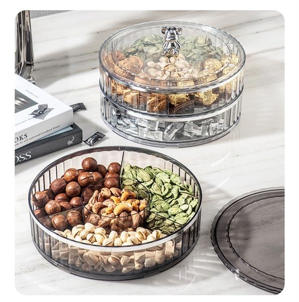 Khay mứt nhựa xoay 306 độ