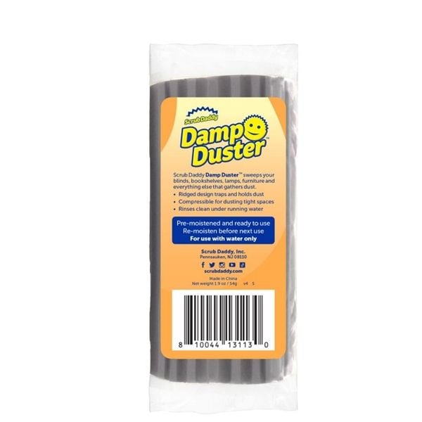 Miếng xốp lau bụi ẩm màu bạc Damp Duster