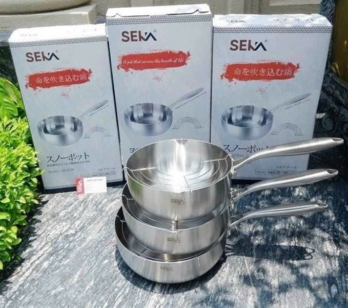 CHẢO TUYẾT SÂU LÒNG SEKA Tặng Kèm ngay 1 Gác Dầu