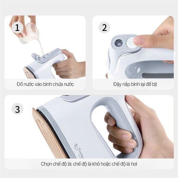 BÀN LÀ HƠI NƯỚC MINI KAIYO (KSI-414)