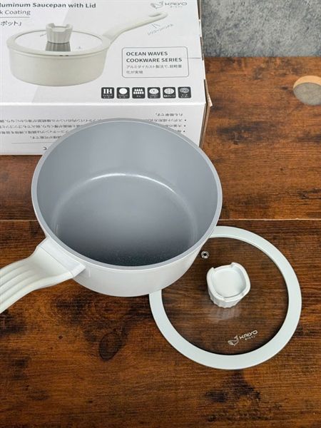 Quánh nhôm đúc Ocean Waves nhà Kaiyo size 18cm