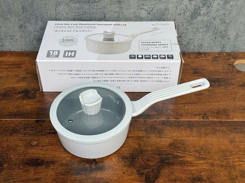 Quánh nhôm đúc Ocean Waves nhà Kaiyo size 18cm