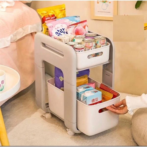 Kệ nhựa đa năng có ngăn kéo trượt Hokori