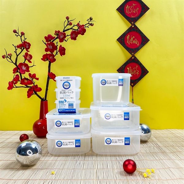 Bộ 6 Hộp Nhật Nakaya Ag+