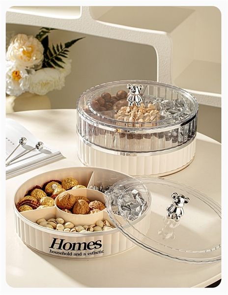 Khay mứt nhựa xoay 306 độ