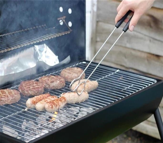 Bếp nướng lò nướng than chân đứng phong cách Châu ÂU