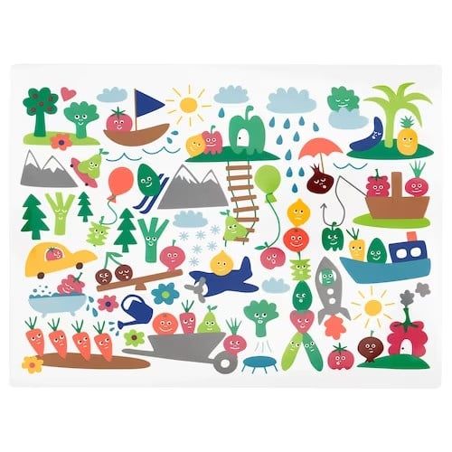 Tấm lót bàn ăn trẻ em MATVRÅ Ikea