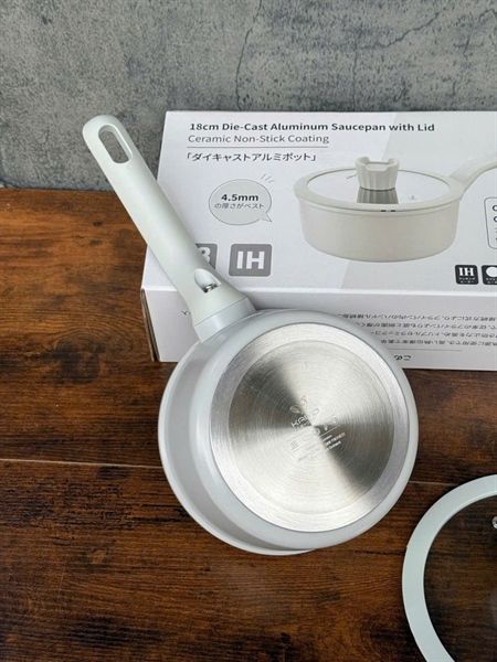 Quánh nhôm đúc Ocean Waves nhà Kaiyo size 18cm