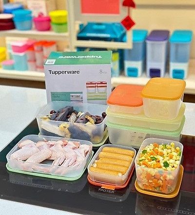 Bộ Trữ Đông Tupperware Freezermate Colorful Set 8