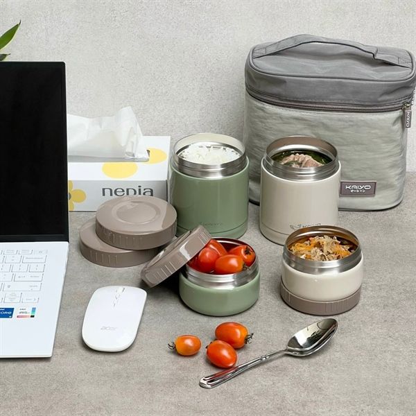 Bộ Hộp Cơm Có Kèm Túi Đựng Kaiyo