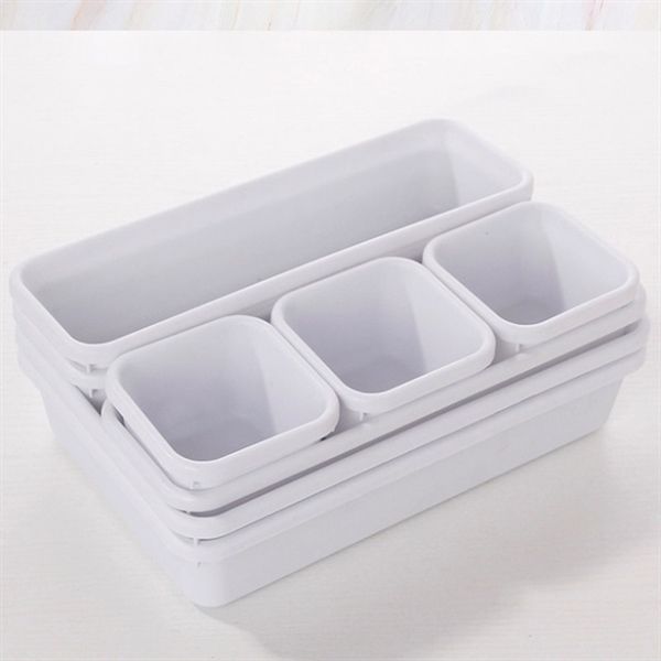 Bộ 8 khay chia ngăn kéo tủ bếp khay đựng mỹ phẩm VOI VUÔNG