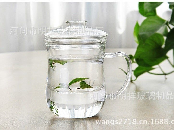 Ly trà thủy tinh có lõi lọc