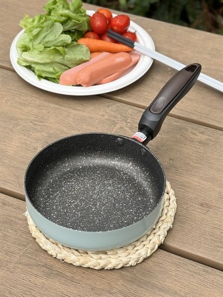 Chảo, quánh chống dính dòng mini Grinday Kakusee Nhật Bản 16cm