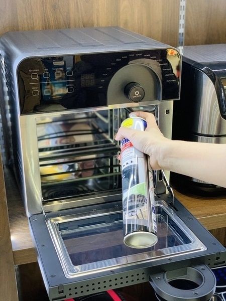 Chai xịt vệ sinh lò nướng, vỉ nướng, khay nướng nồi chiên không dầu DM 500ml