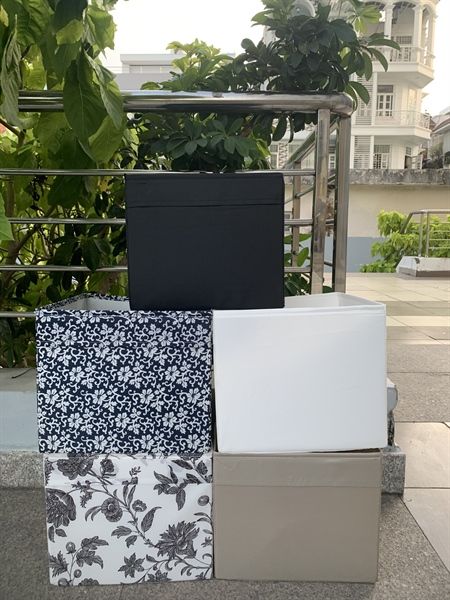 Hộp vải Gopan nhiều màu 30 x 30 x 25 cm