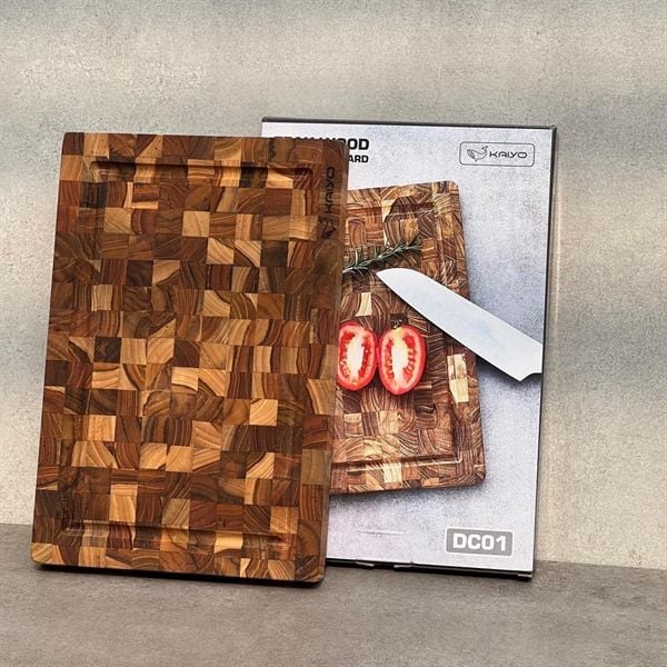 Thớt gỗ teak đầu cây Teakme