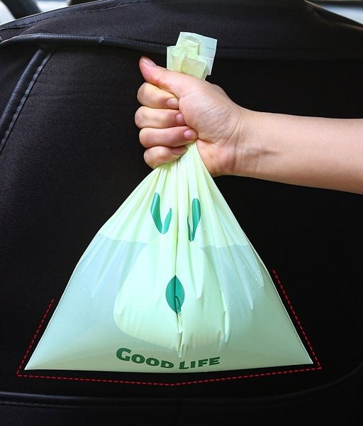 Túi rác dán dùng cho xe hơi văn phòng 24.5x 31.5cm (15 túi/ set)