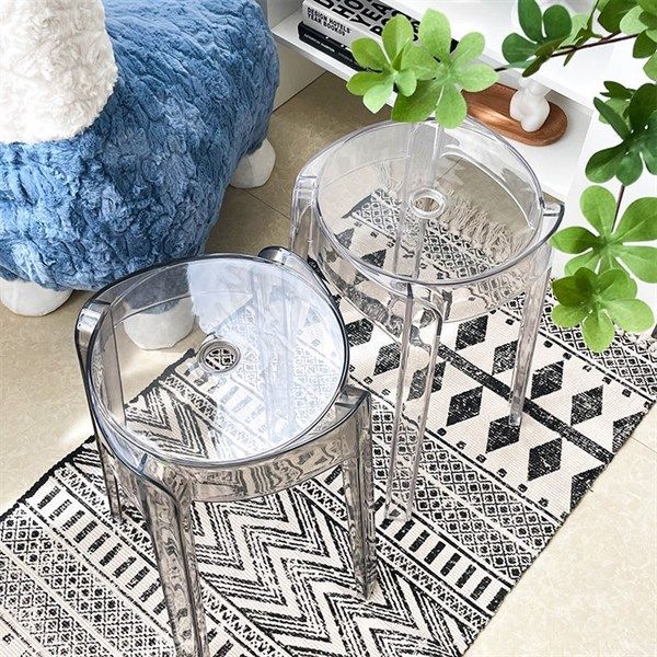 Ghế đôn trong suốt 33*46cm