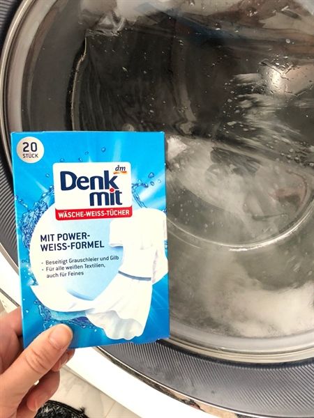 Giặt Tẩy Trắng Quần Áo Denkmit 20 Miếng 1 Hộp