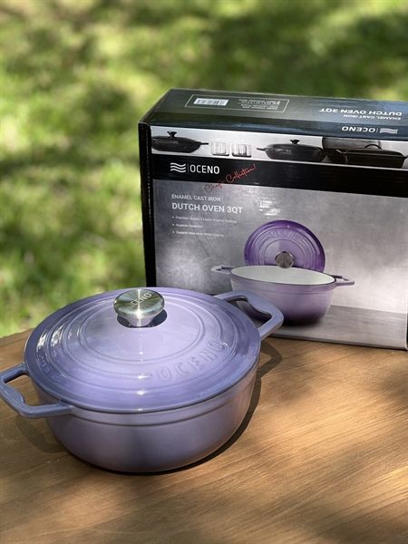 Nồi chảo gang đa năng 2in1 Oceno CAO 9.4CM