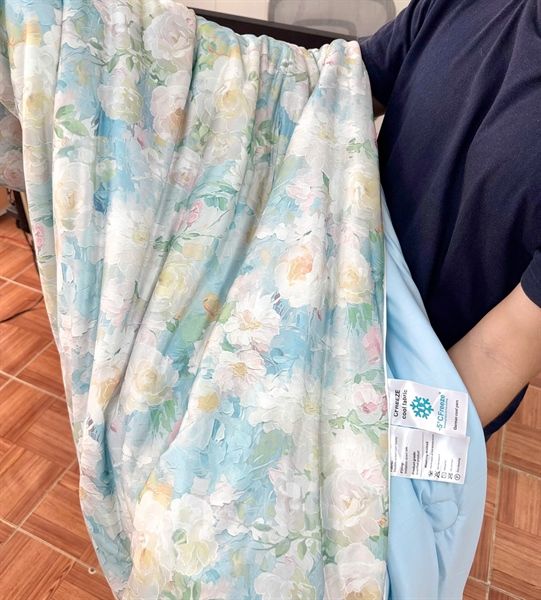 CHĂN LẠNH NHẬT BẢN 200*220cm HỌA TIẾT HOA