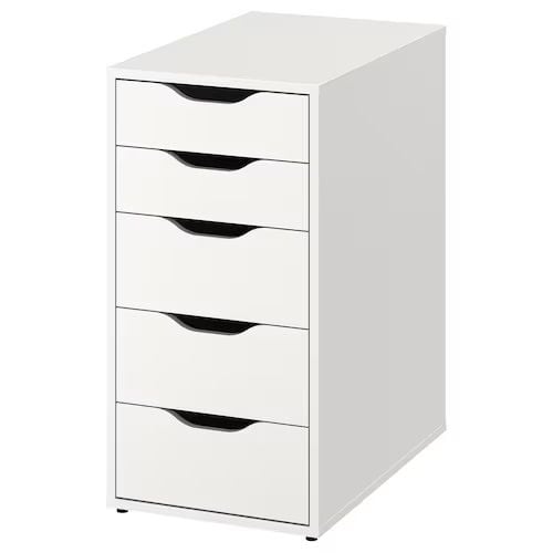 Tủ gỗ 5 ngăn IKEA ALEX 36*58*70 cm