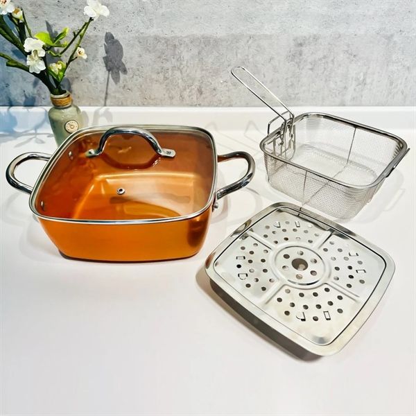 Nồi Chảo Vuông Đa Năng OCENO