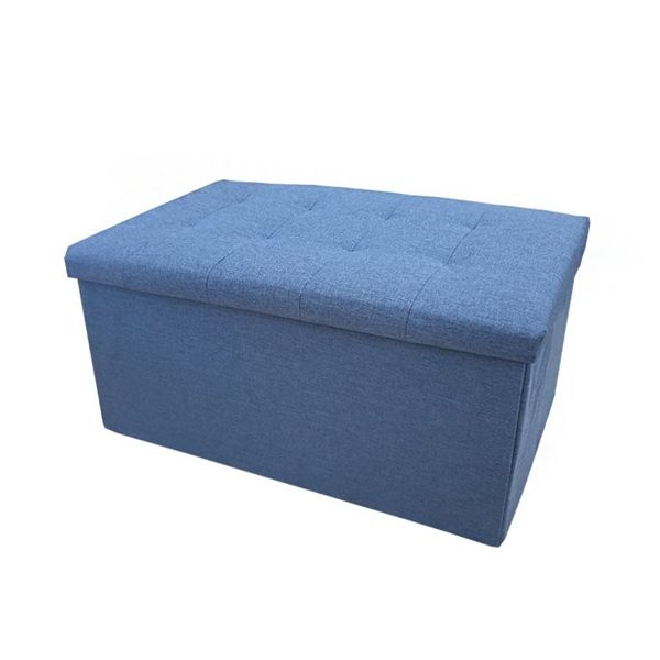 Hộp vải làm ghế ngồi đa năng CHỮ NHẬT- Xanh