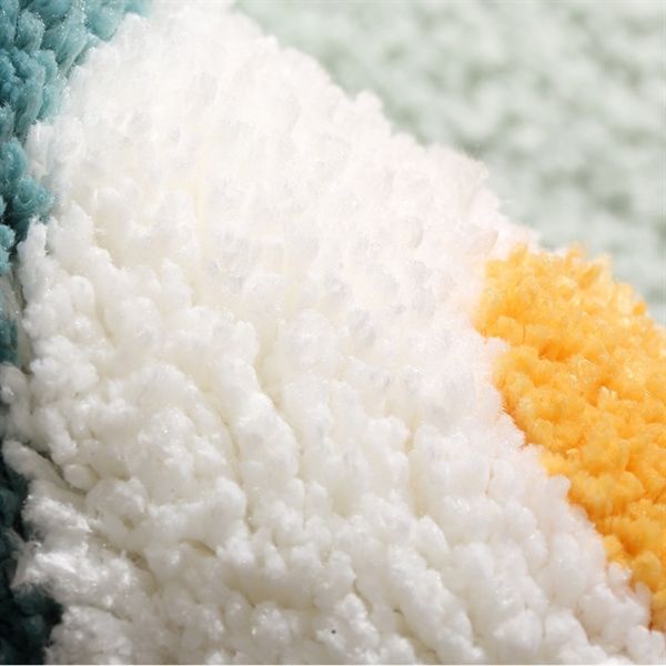 Thảm Sợi Chống Trượt 2 Bông Hoa 50*80cm