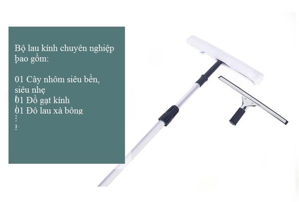 Bộ lau kính chuyên nghiệp 1m8