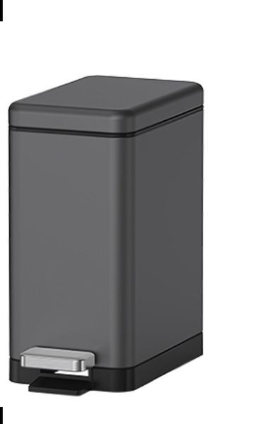 Thùng rác inox thân hẹp chữ nhật inox cao cấp Tobin