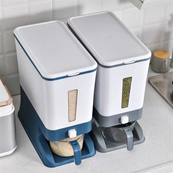 Thùng đựng gạo tiện ích 10kg Hokori