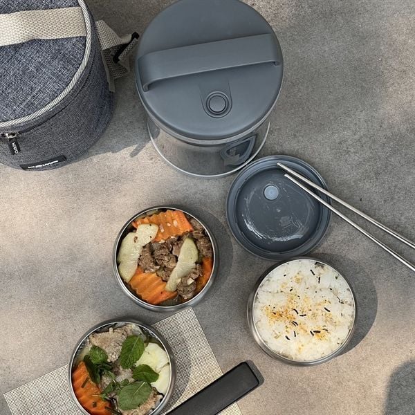 Hộp cơm giữ nhiệt Kaiyo Nhật