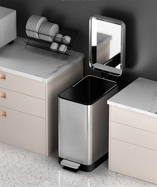 Thùng rác inox cao cấp Tobin 15L