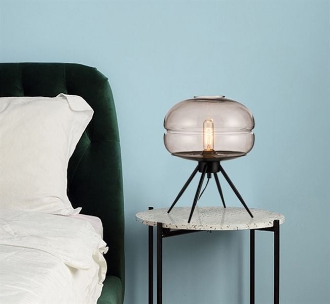 Đèn để bàn trang trí thủy tinh hình tròn INOSIN