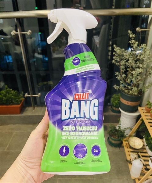 Chai xịt vệ sinh dầu mỡ nhà bếp đa năng Cillit Bang 750ml