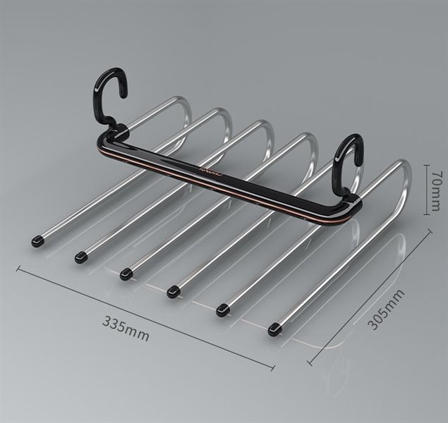 Móc treo quần thông minh cao cấp tăng 6 lần không gian tủ quần áo