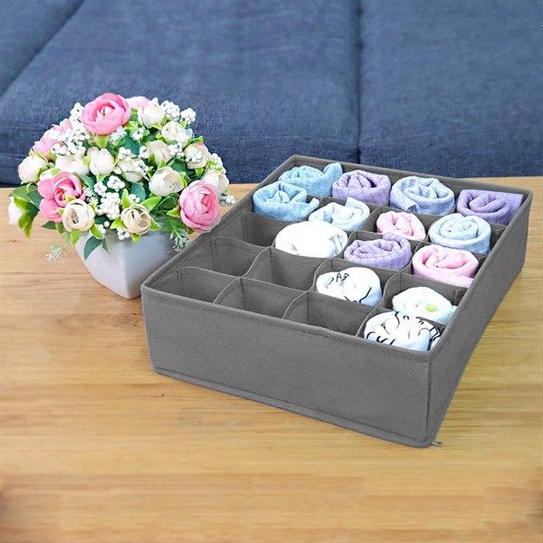 Set 3 đựng đồ lót ghi đậm