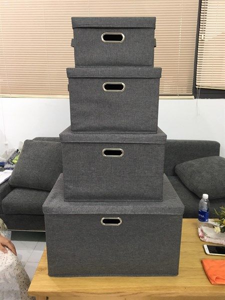 Hộp Vải đựng đồ nắp rời xuất Thụy Sĩ