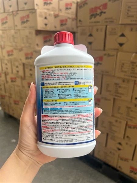 Nước tẩy lồng giặt MITSUEI Nhật Bản 550g MẪU MỚI