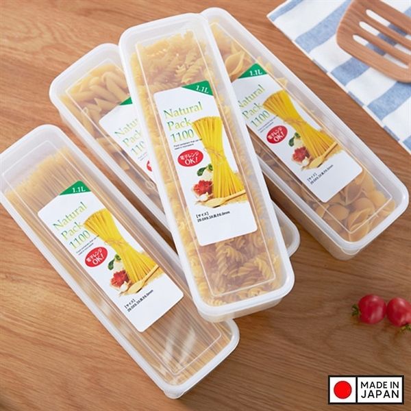 Hộp DÀI đựng thực phẩm đa năng Inomata 1100ml