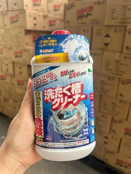Nước tẩy lồng giặt MITSUEI Nhật Bản 550g MẪU MỚI