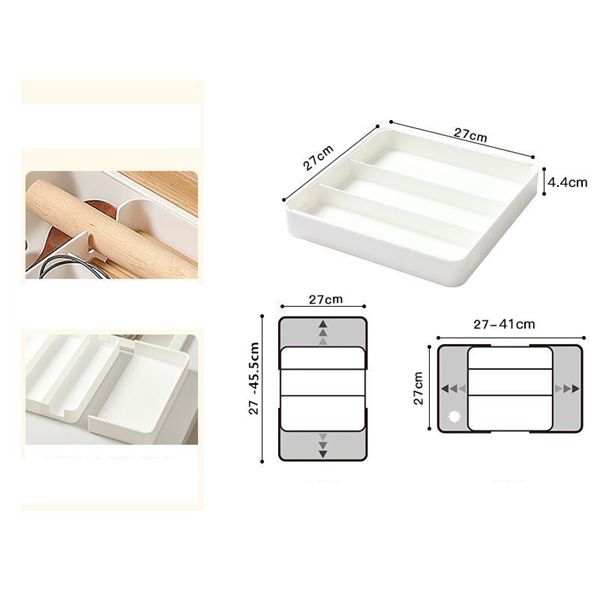 Khay thìa dĩa điều chỉnh kích thước